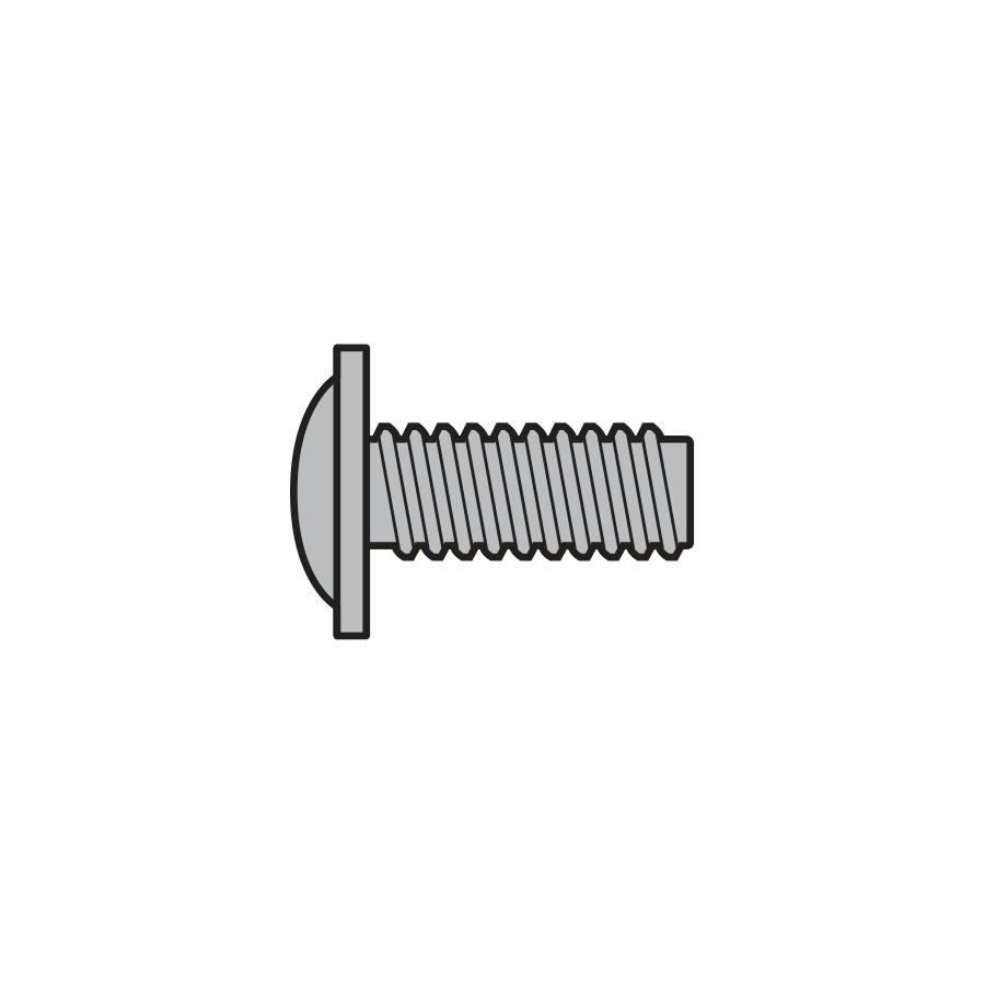 Śruba z łbem płaskim M6 × 16, gniazdo TORX