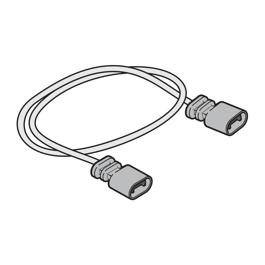 Kabel przyłączeniowy akumulatora do Hörmann FSA-Plus (połączenie szeregowe)