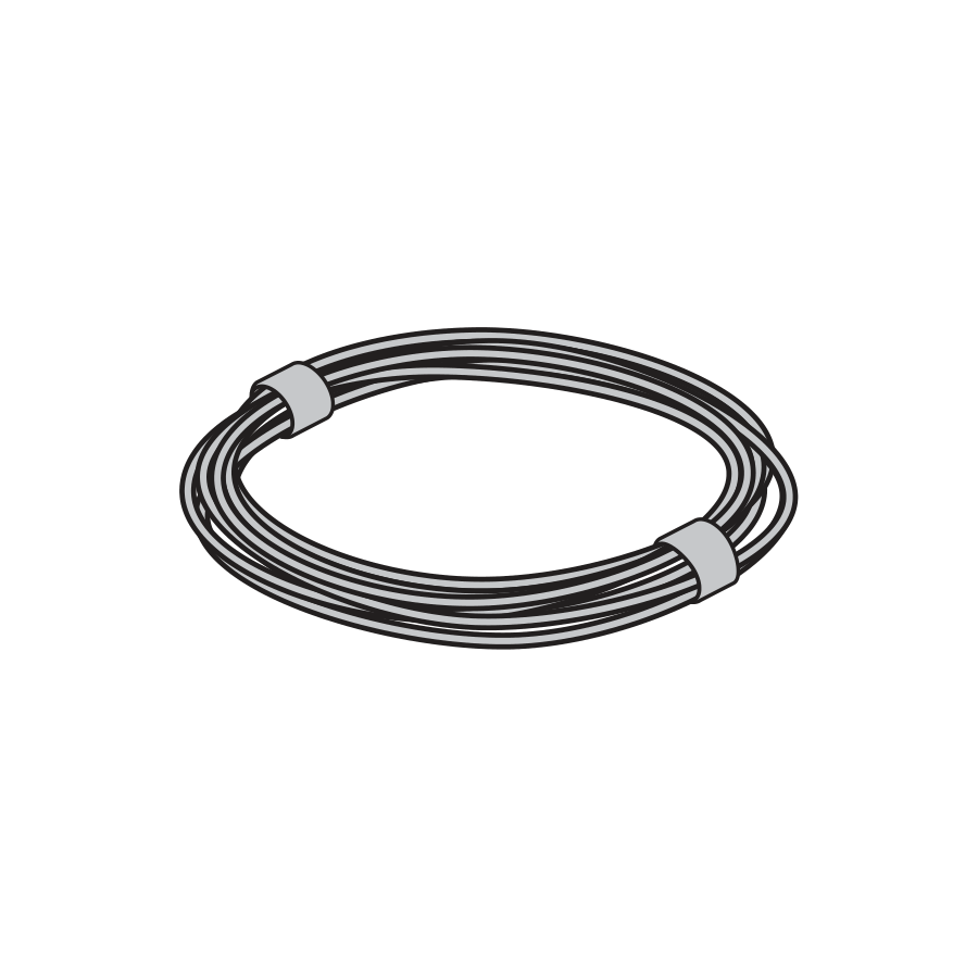 Linka stalowa 3 mm, L = 25 m, ocynkowana