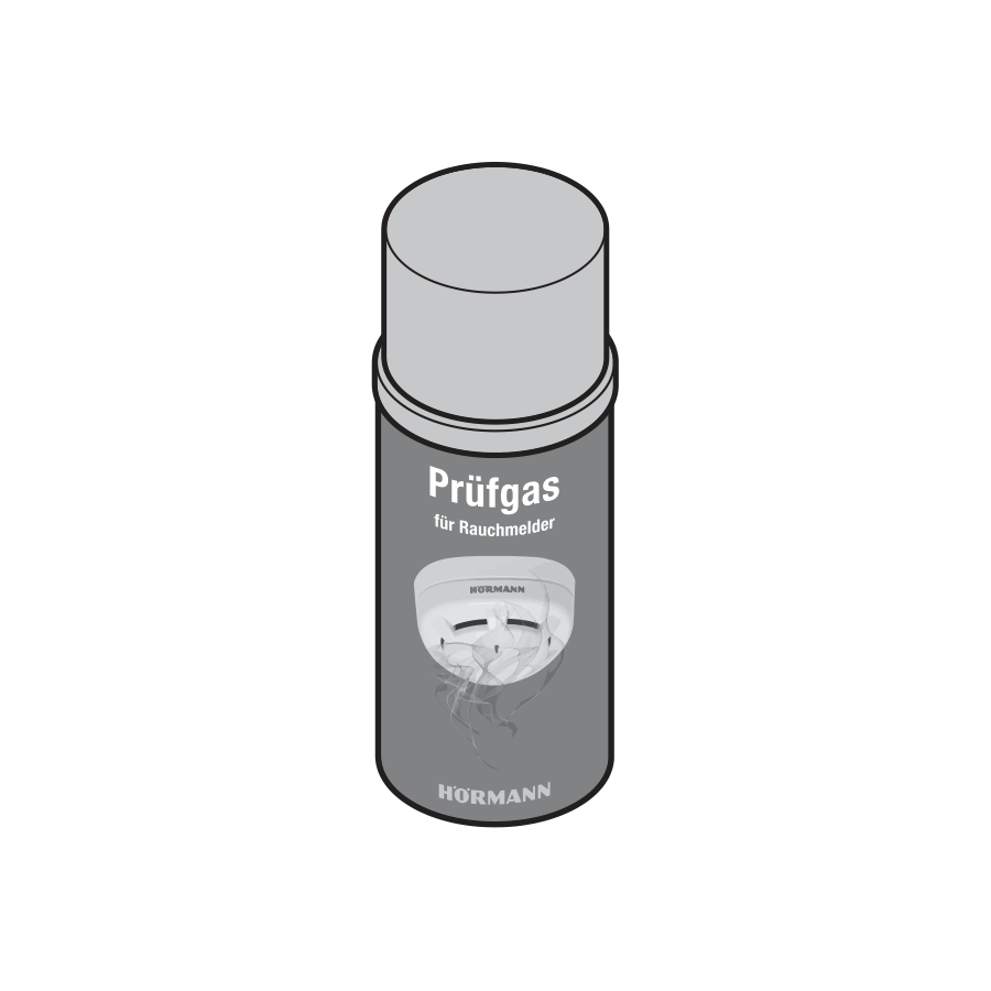 Gaz testowy do czujek pożarowych, 150 ml – Wersja Hörmann