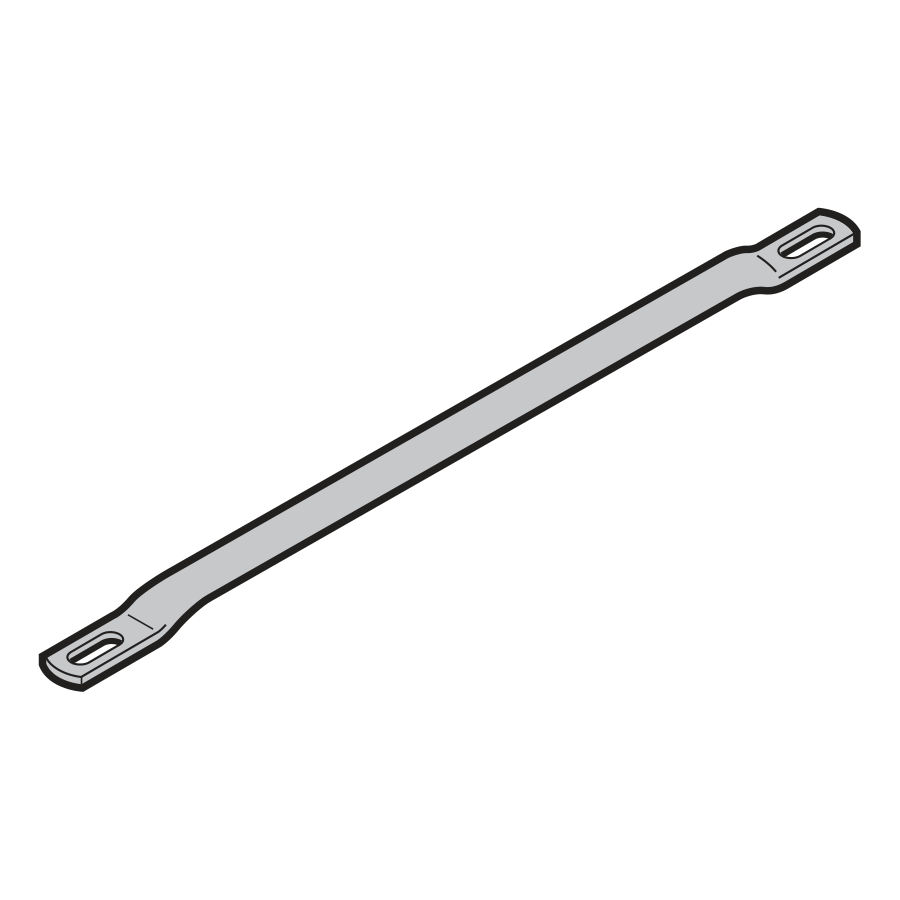 Profil łączący zamek z ryglem, L = 310 mm