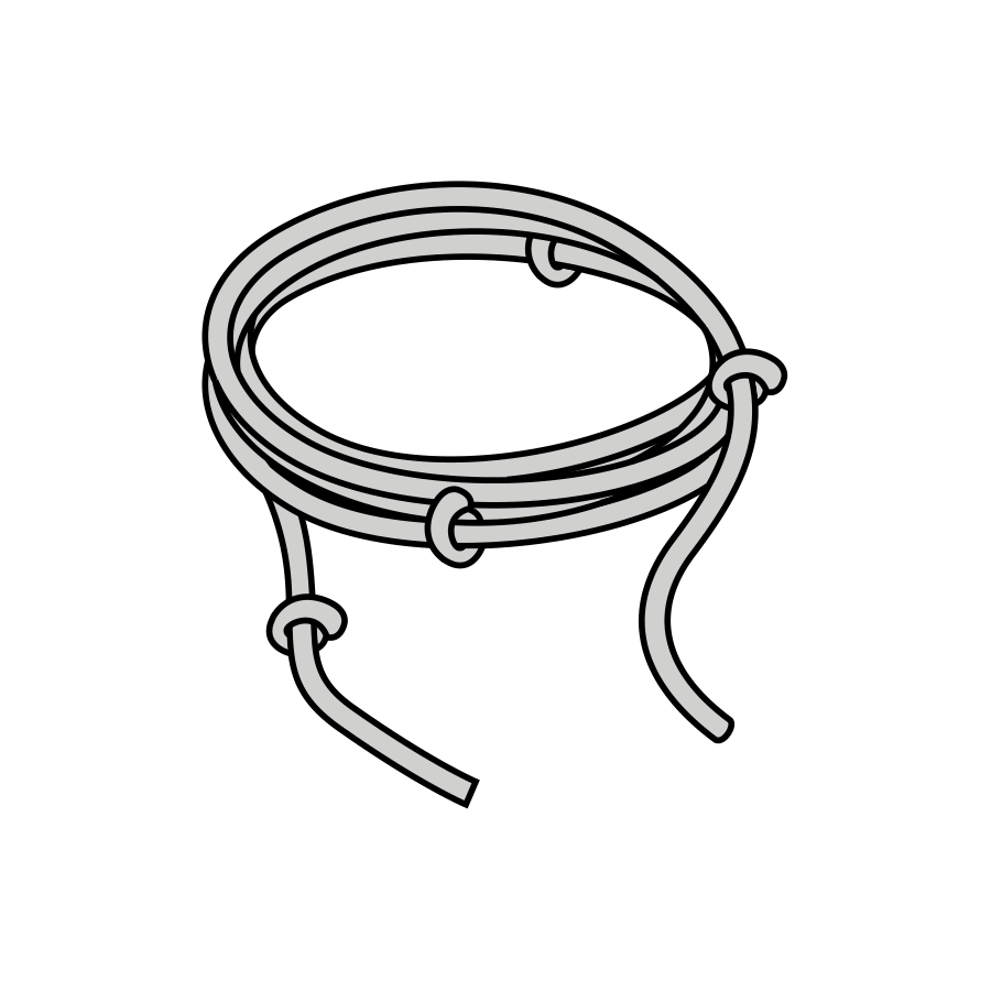 Lina ręczna, Ø 12 mm (B) – na metry