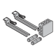 Zestaw czujników magnetycznych (2× czujnik, akcesoria, puszka 80×80×45 mm, adapter, montaż)