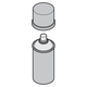 Farba w aerozolu 400 ml – RAL 9006, białe aluminium