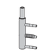 Dolny element zawiasu rolkowego 180 mm