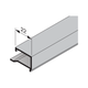 Aluminiowa listwa przyszybowa NF 5, grubość wypełnienia 5 mm, długość do 6500 mm