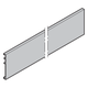 Gładka maskownica aluminiowa eloksalowana, jako wyrównanie nadproża 31-190 mm, wysokość 200 mm