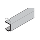 Aluminiowa listwa przyszybowa do drzwi bocznych NTP037, grubość wypełnienia 26 mm, eloksalowana E6 / EV 1, sprzedaż na metry