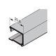 Aluminiowa listwa przyszybowa do drzwi bocznych, GA004, grubość wypełnienia 26 mm, eloksalowana E6 / C0, sprzedaż na metry