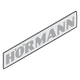 Tabliczka z logo Hörmann, 162,2 × 29,8 mm