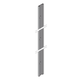 Ościeżnica boczna, strona zamykania, aluminium