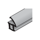 Pierścień uszczelniający EPDM, uszczelka ościeżnicy, czarna, P102, 6500 mm
