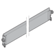 Panel górny, komplet, wysokość paneli 225 mm, RAL 9006
