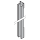 Profil aluminiowy prowadnicy, komplet, prawy