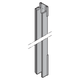 Profil aluminiowy prowadnicy, komplet, prawy