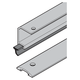 Profil aluminiowy z uszczelką i progiem półokrągłym, 1250 mm