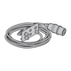 Kabel sieciowy 400 V, długość 1000 mm