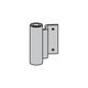 Dolny element zawiasu V1000-01 WF, ocynkowany